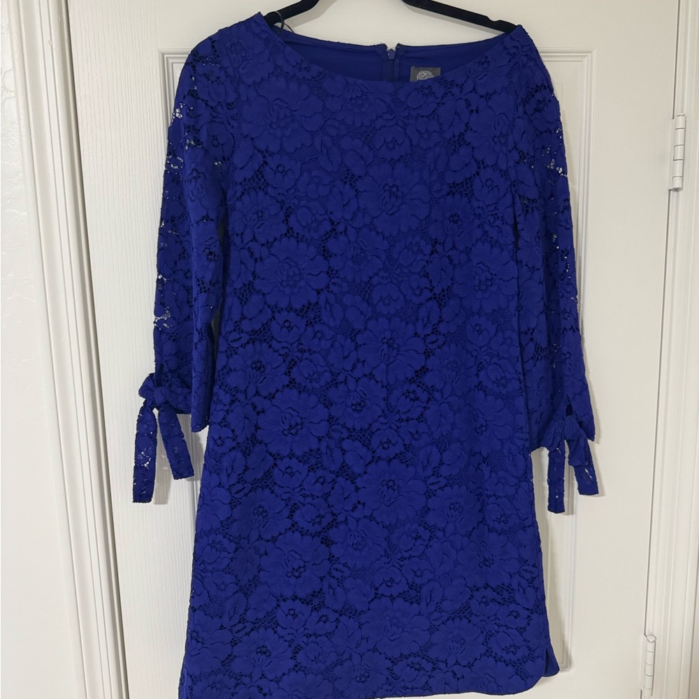 Vince Camuto Cobalt Blue Lace Dress
